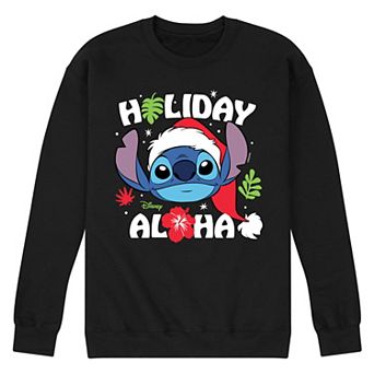 Disney's Lilo & Stitch Men's Holiday Aloha Fleece Sweatshirt