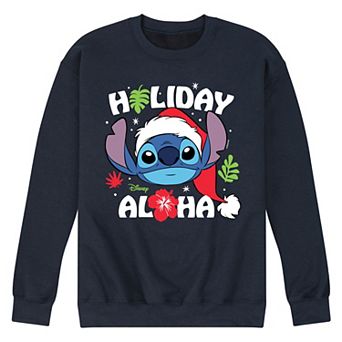 Disney's Lilo & Stitch Men's Holiday Aloha Fleece Sweatshirt