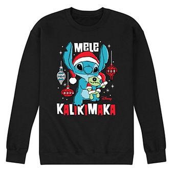 Disney's Lilo & Stitch Men's Mele Kalikmaka Fleece Sweatshirt