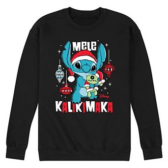 Disney's Lilo & Stitch Men's Mele Kalikmaka Fleece Sweatshirt