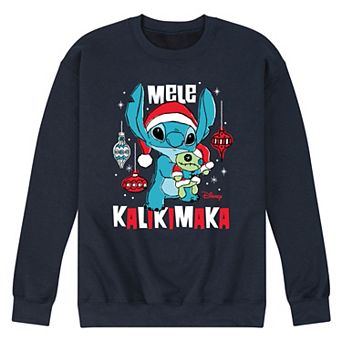 Disney's Lilo & Stitch Men's Mele Kalikmaka Fleece Sweatshirt
