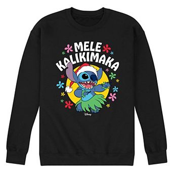 Disney's Lilo & Stitch Men's Mele Kalikmaka Fleece Sweatshirt