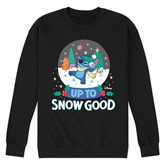 Disney's Lilo & Stitch Men's Up To Snow Good Fleece Sweatshirt