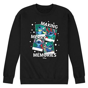 Disney's Lilo & Stitch Men's Making Memories Fleece Sweatshirt