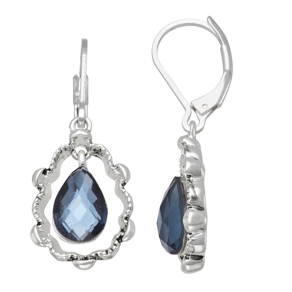 Nadez Silver Teardrop Earrings