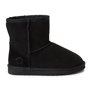 Fireside by Dearfoams Rosebery Women's Shearling Ankle Boot Slippers