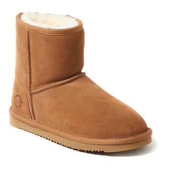 Fireside by Dearfoams Rosebery Women's Shearling Ankle Boot Slippers
