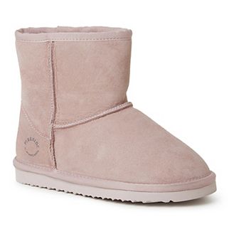 Fireside by Dearfoams Rosebery Women's Shearling Ankle Boot Slippers