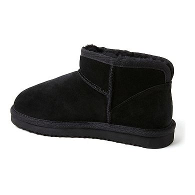 Fireside by Dearfoams Riverland Women's Shearling Micro Ankle Boot Slippers