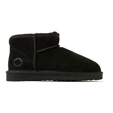 Fireside by Dearfoams Riverland Women's Shearling Micro Ankle Boot Slippers