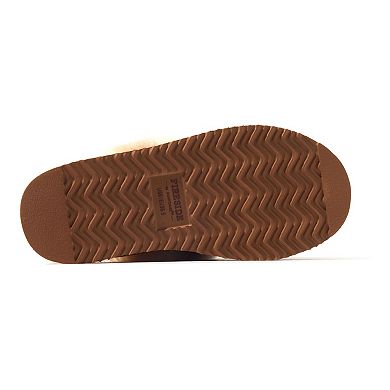 Fireside by Dearfoams Melton Shearling Women's Platform Scuff Slippers