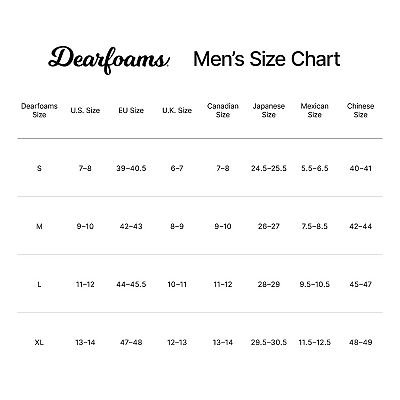 Eddie bauer mens slipper size chart hotsell