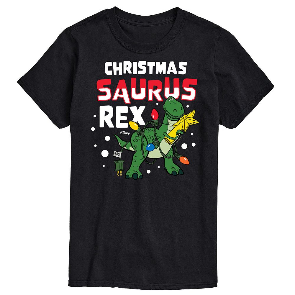 Disney / Pixar's Toy Story Rex Men's Christmas Saurus Rex Graphic Tee