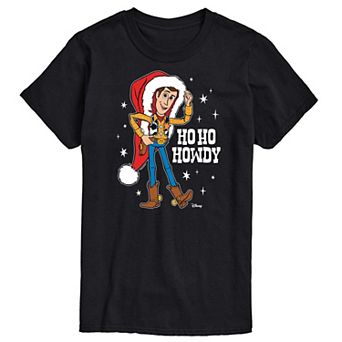 Disney / Pixar's Toy Story Woody Men's Ho Ho Howdy Graphic Tee