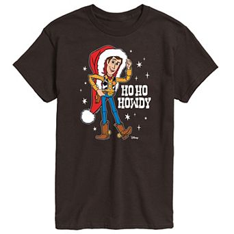 Disney / Pixar's Toy Story Woody Men's Ho Ho Howdy Graphic Tee