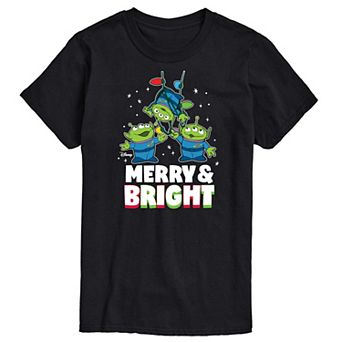Disney / Pixar's Toy Story Aliens Men's Merry And Bright Graphic Tee