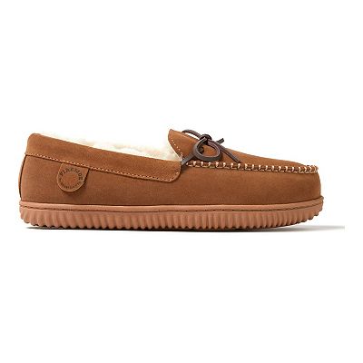 Fireside by Dearfoams Nelson Bay Men's Shearling Moccasin Slippers