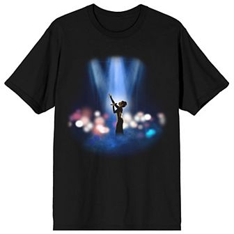 Juniors' Whitney Houston Singing Graphic Tee