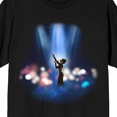 Juniors' Whitney Houston Singing Graphic Tee