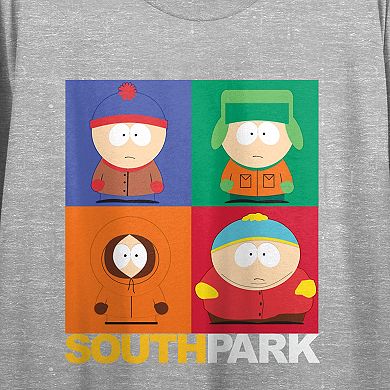 Juniors' South Park Stacked Graphic Tee