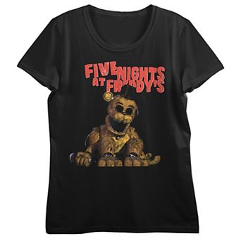 Juniors' Five Nights At Freddy's Fazbear Graphic Tee