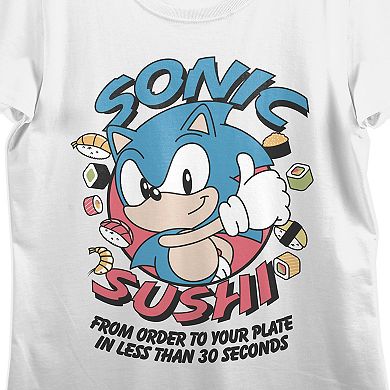 Juniors' Sonic The Hedgehog Graphic Tee