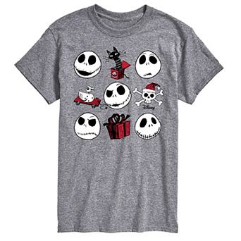Disney's The Nightmare Before Christmas Jack Men's Grid Graphic Tee