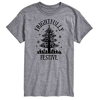 Disney's The Nightmare Before Christmas Men's Frightfully Festive Graphic Tee