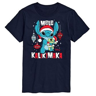 Disney's Lilo & Stitch Men's Mele Kalikmaka Graphic Tee