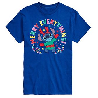 Disney's Lilo & Stitch Men's Merry Everything Graphic Tee