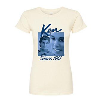 Juniors' Barbie Ken Since 1961 Fitted Graphic Tee