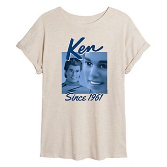 Juniors' Barbie Ken Since 1961 Oversized Graphic Tee