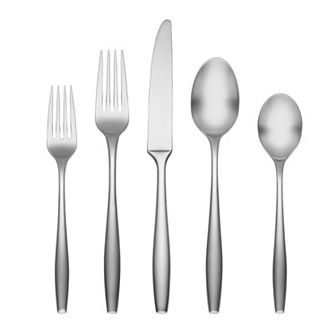 Cambridge Katerina Black Satin 20 pc Flatware Set