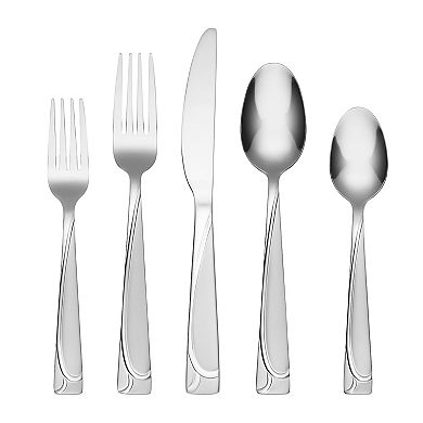 Cambridge Mena Frost 40-pc. Flatware Set with Buffet