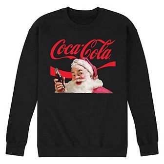 Men's CocaCola Santa Closeup Sweatshirt