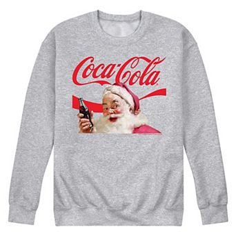 Men's CocaCola Santa Closeup Sweatshirt