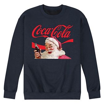 Men's CocaCola Santa Closeup Sweatshirt