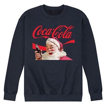 Men's CocaCola Santa Closeup Sweatshirt