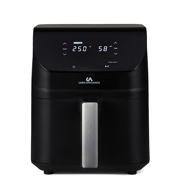 Uber Appliance Air fryer XL Deluxe 5QT Black Digital Controls