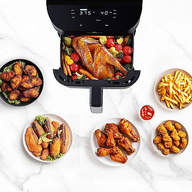 Uber Appliance Air fryer XL Deluxe - 5QT Black Digital Controls