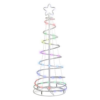 4' LED Color Changing Multiple Function Outdoor Spiral Christmas Tree