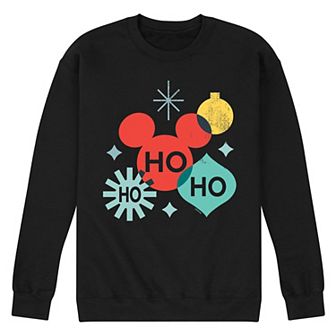 Disney's Men's Holiday Ho Ho Ho Shapes Fleece
