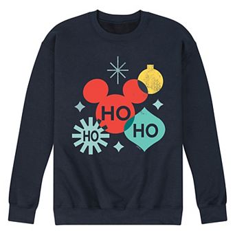 Disney's Men's Holiday Ho Ho Ho Shapes Fleece