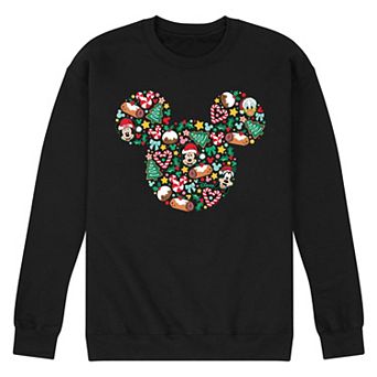 Disney's Men's Mickey Mouse Silhouette Christmas Tee