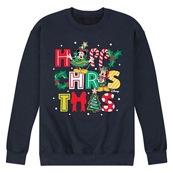 Disney's Men's Happy Christmas Icons Fleece