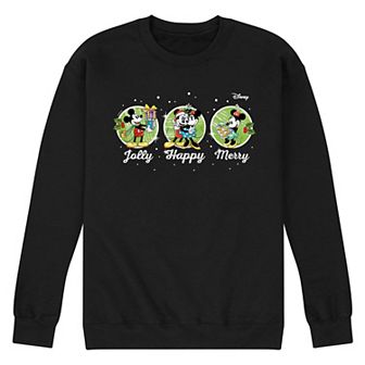 Disney's Men's Jolly Happy Merry Fleece