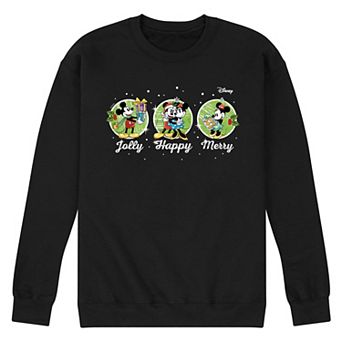 Disney's Men's Jolly Happy Merry Fleece