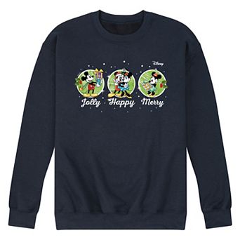 Disney's Men's Jolly Happy Merry Fleece