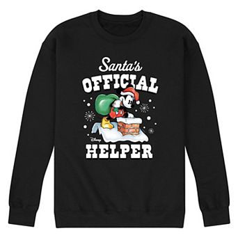 Disney's Men's Santa's Official Helper Fleece