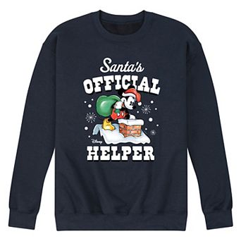 Disney's Men's Santa's Official Helper Fleece
